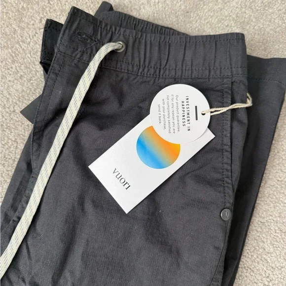 SOLD NWT Vuori Ripstop Wide Leg Pants in Charcoal sz XXS - Picture 5 of 5